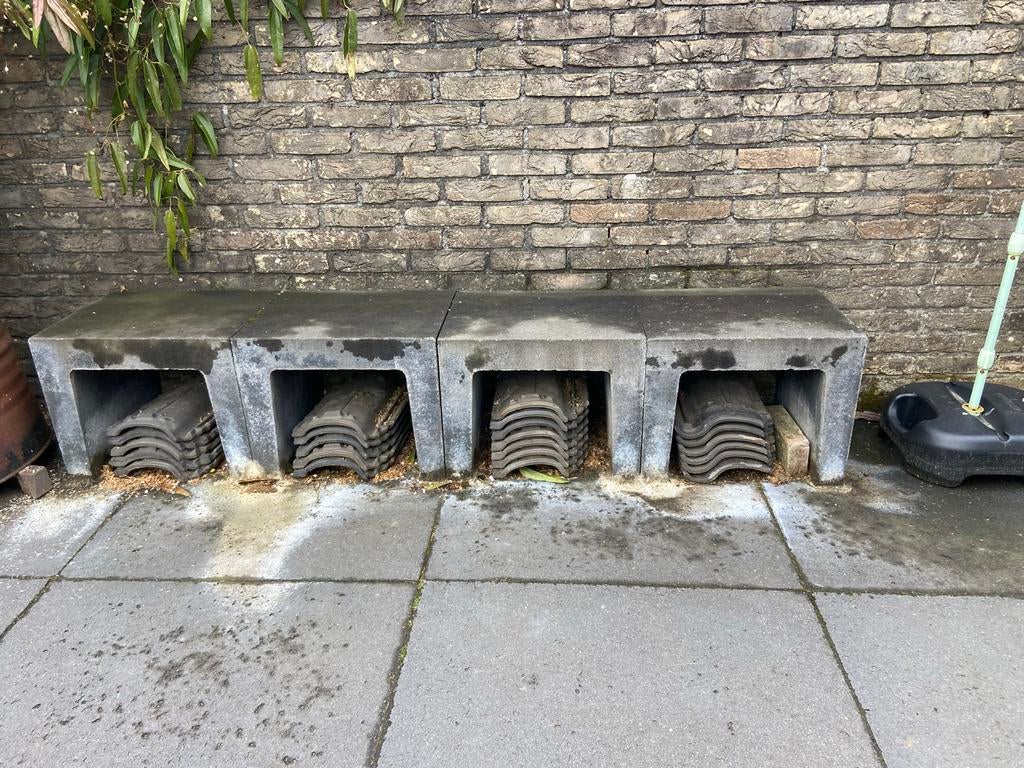 4 gebruikte betonnen elementen, Ophalen, Overige materialen, Gebruikt, Overige typen