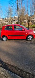 Kia Picanto 1.0 2008 Rood, Auto's, Voorwielaandrijving, 4 cilinders, 61 pk, Origineel Nederlands