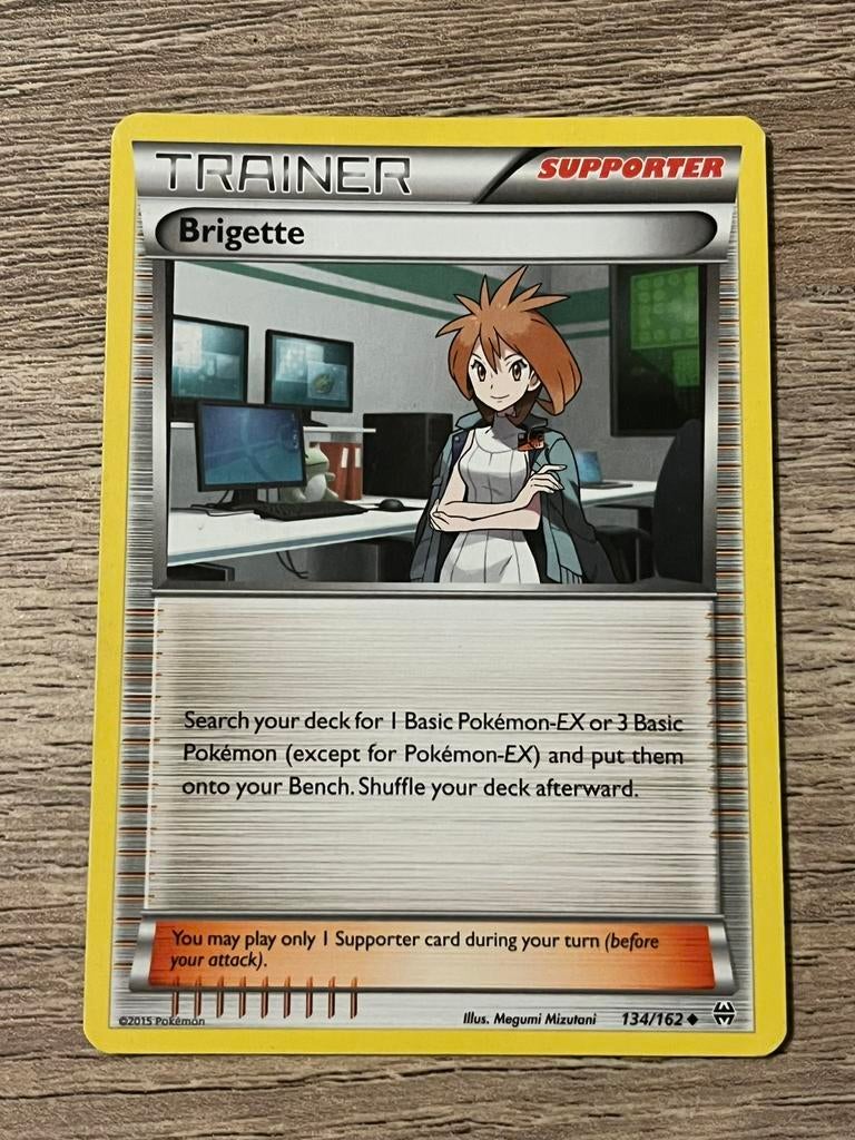 Brigette - Breakthrough (134/162) - Pokemon Kaart, Ophalen of Verzenden, Zo goed als nieuw