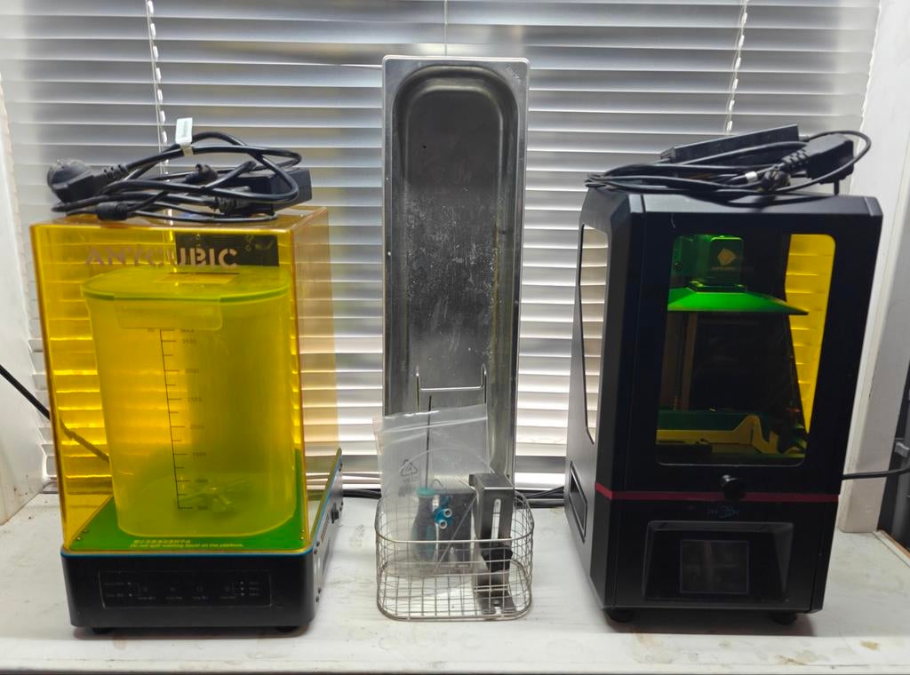 Anycubic Photon + Wash and Cure + Verwarming, Ophalen, Gebruikt, Anycubic