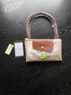 'Longchamp, tas., Verzenden, Zo goed als nieuw, Beige, Handtas