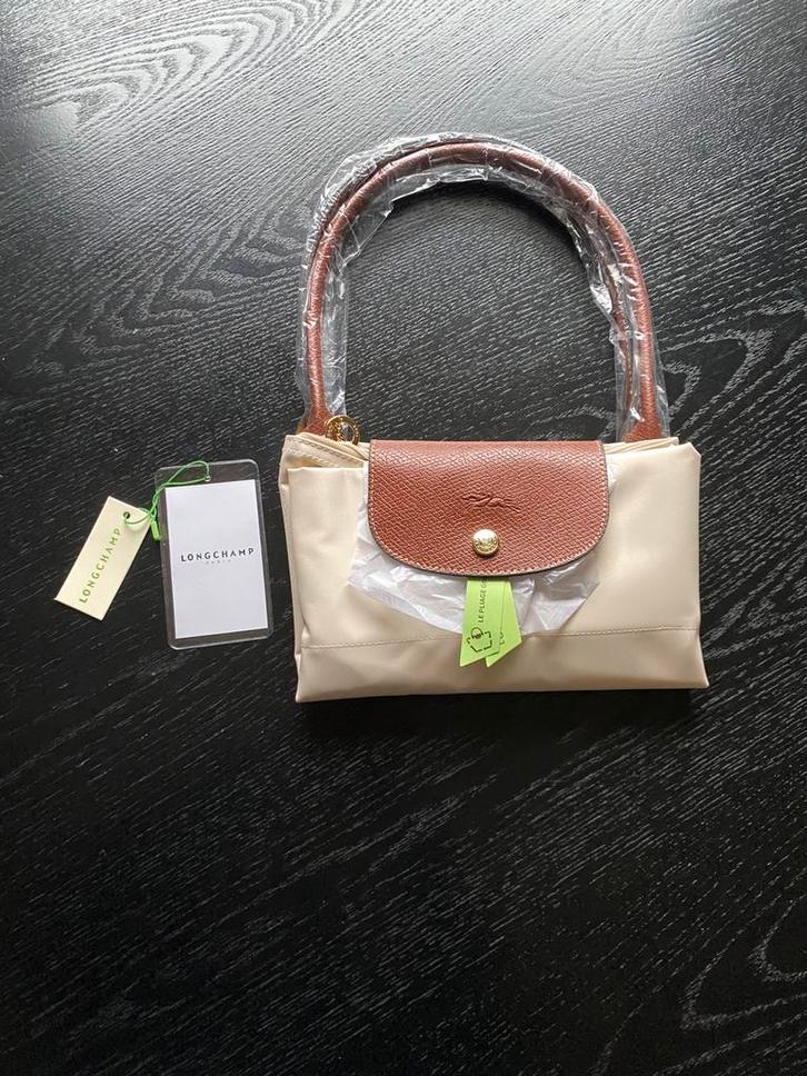 'Longchamp, tas., Sieraden, Tassen en Uiterlijk, Tassen | Damestassen, Zo goed als nieuw, Handtas, Beige, Verzenden