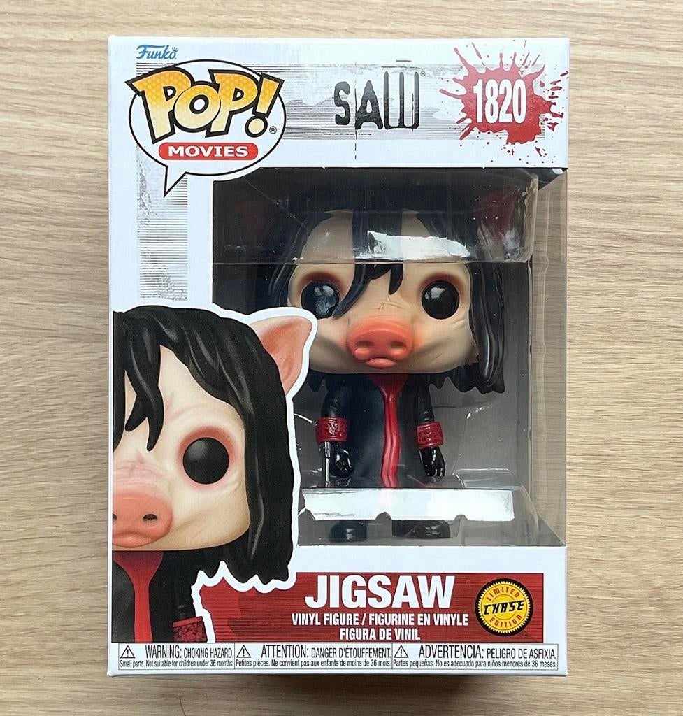 Funko Pop! Saw Jigsaw (Pig Mask) Chase Edition 1820, Ophalen of Verzenden, Nieuw