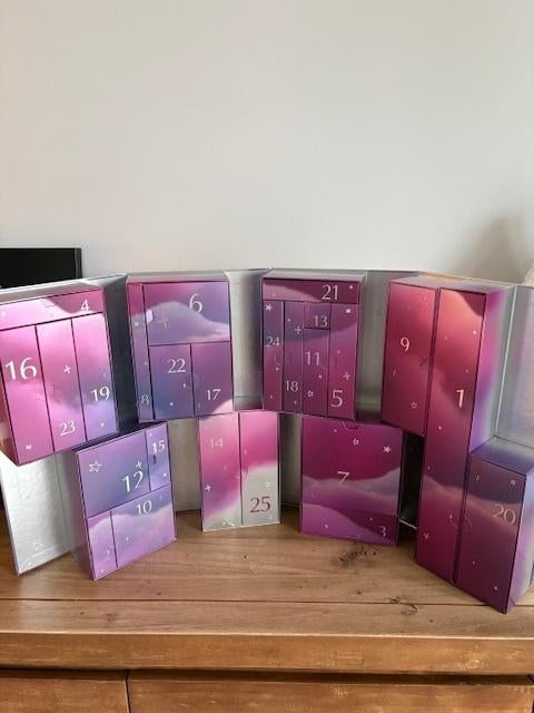 Adventskalender De Bijenkorf, Gehele gezicht, Paars, Nieuw, Ophalen of Verzenden