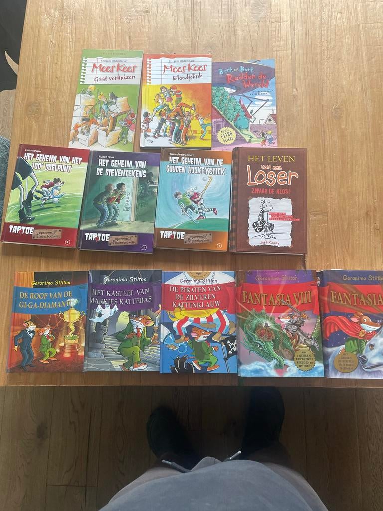 Grote collectie kinderboeken: Geronimo Stilton, Mees Kees, T, Ophalen, Gelezen, Fictie algemeen