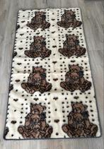 Zacht wollen nieuwe deken  met teddybeer patroon - Vitnermo, Ophalen of Verzenden, Nieuw, 100 cm of meer, Deken