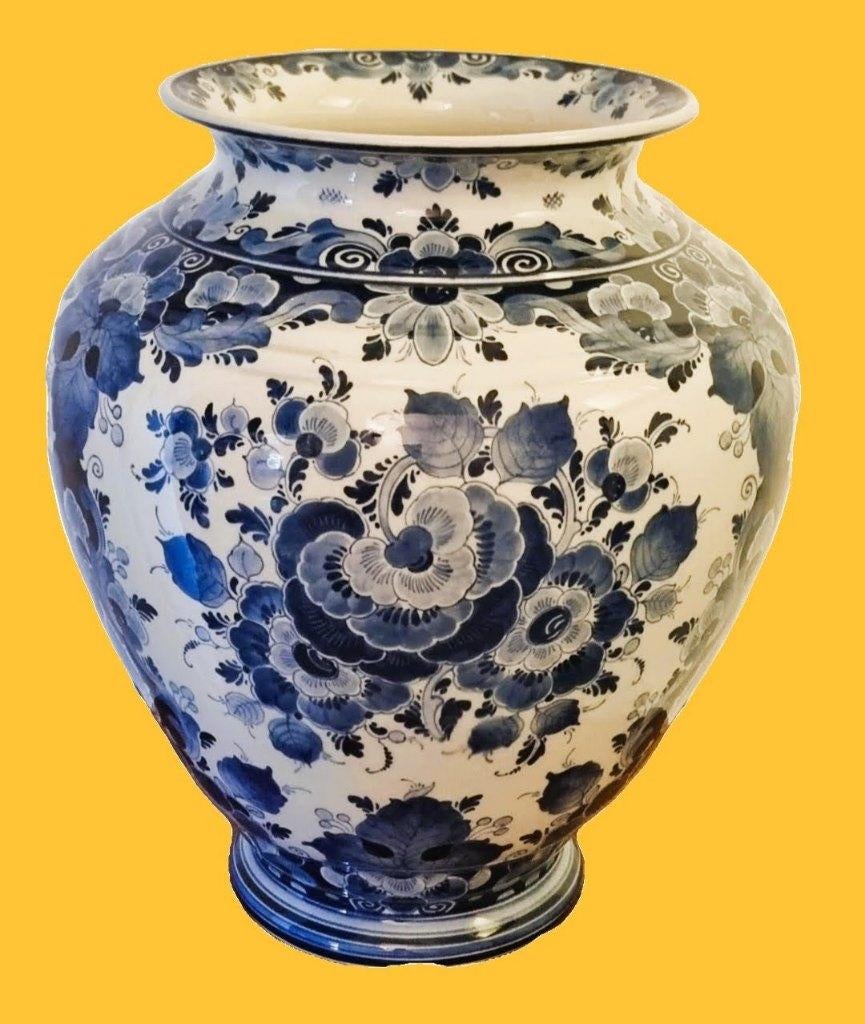 Delfts blauwe vaas., Antiek en Kunst, Ophalen of Verzenden