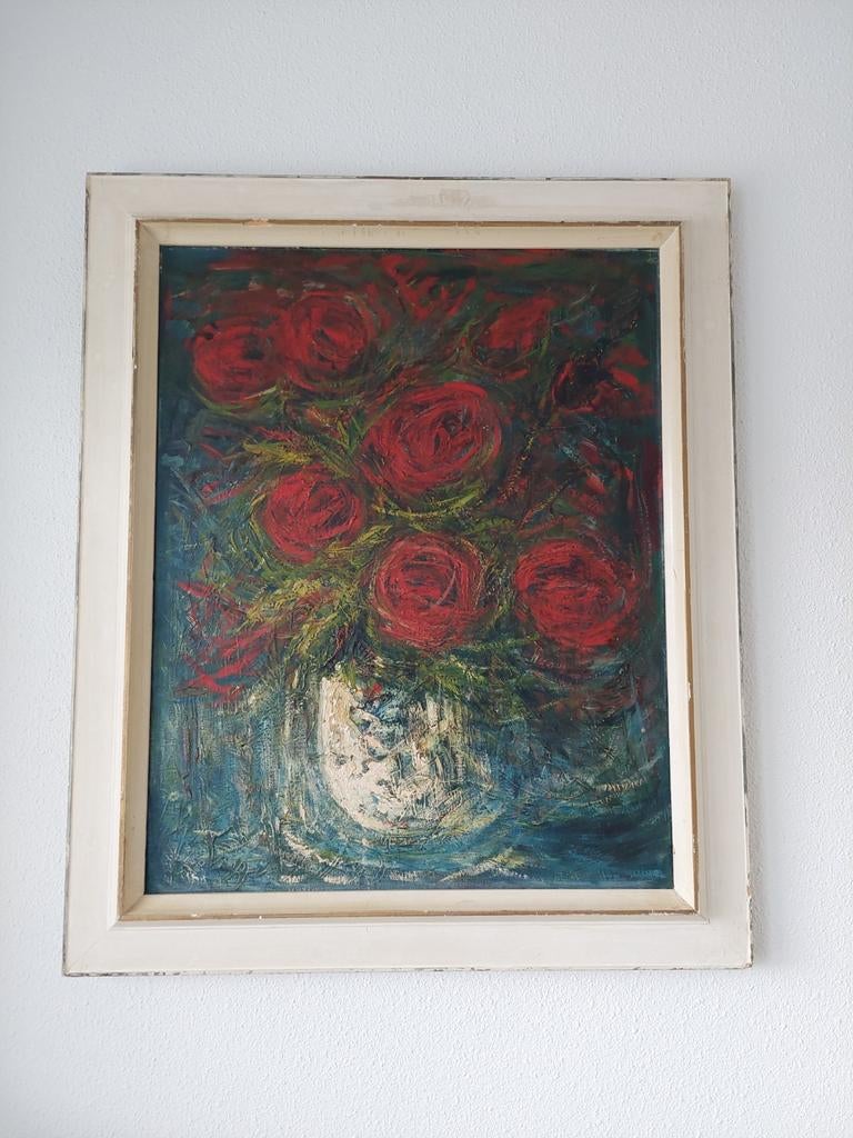 Olieverfschilderij op doek, Ophalen