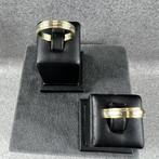 Gouden ringen set | 14K | 6,43gr | trouwringen | 404079, Ophalen of Verzenden, Zo goed als nieuw, 17 tot 18, Dame of Heer