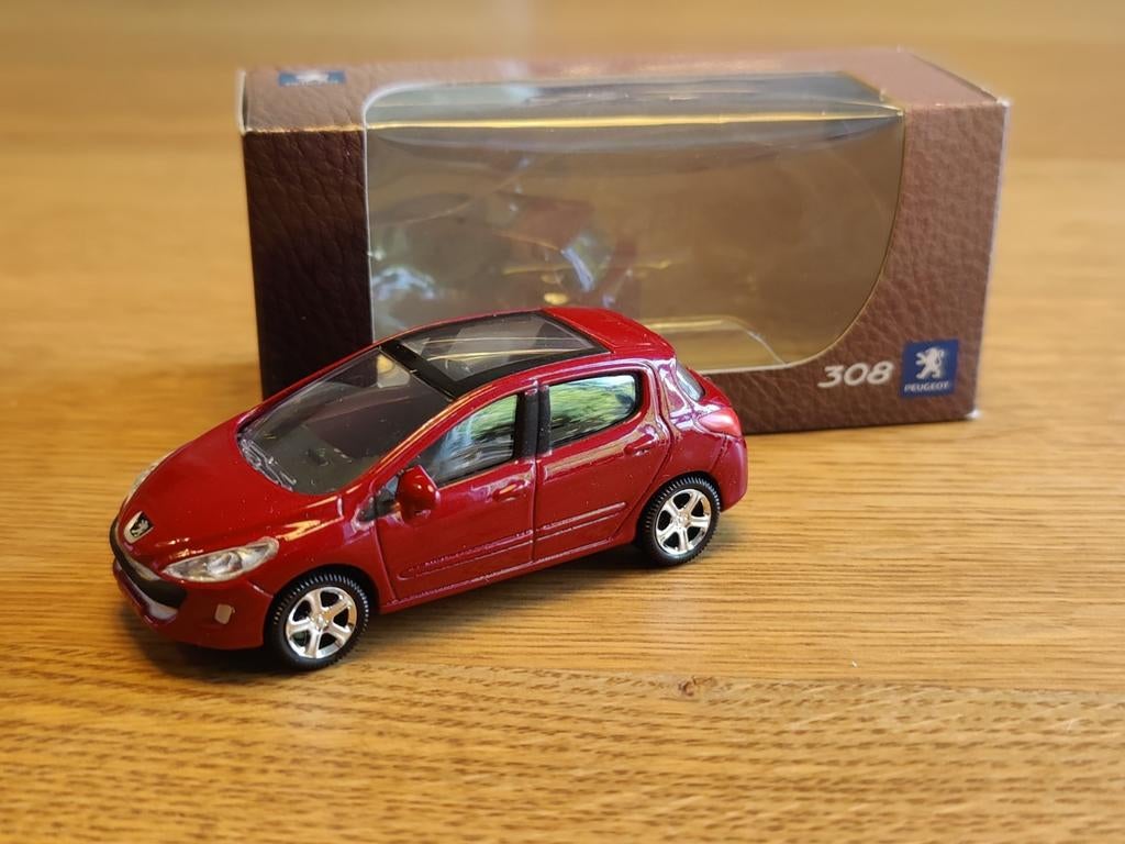 Norev Peugeot 308 ROOD, Ophalen of Verzenden, Nieuw, Auto