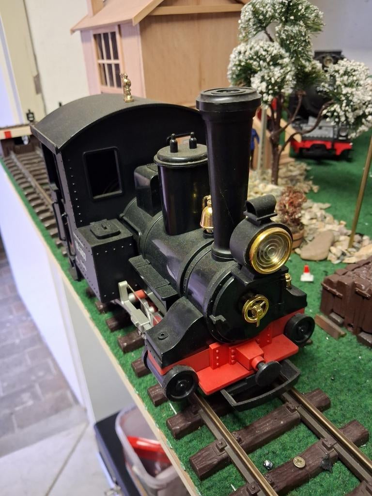 Lgb locomotief 92079.5 deutsche reichsb., Ophalen of Verzenden, Gelijkstroom, Locomotief, LGB