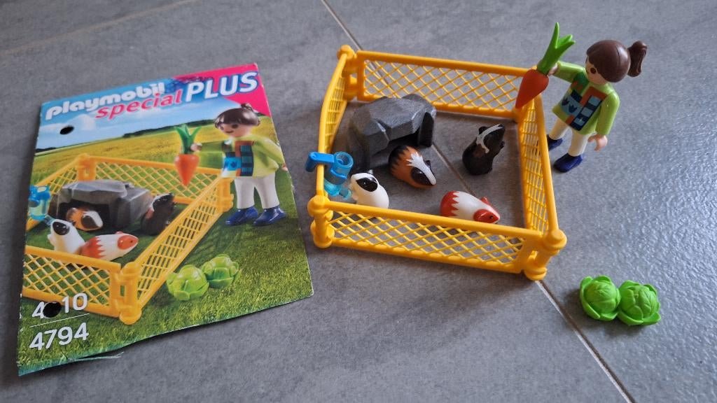 Playmobil cavia's, Kinderen en Baby's, Speelgoed | Playmobil, Ophalen of Verzenden, Zo goed als nieuw, Complete set