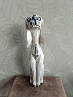 Houten beeld hond - Vintage decoratie, Ophalen of Verzenden