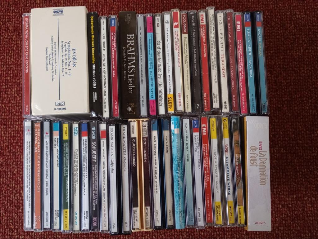 Diverse verzameling klassieke CDs (50+ CDs), Ophalen of Verzenden, Classicisme, Zo goed als nieuw, Overige typen