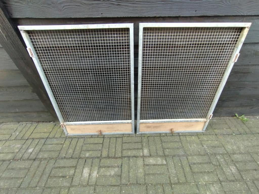 Volière panelen, Ophalen, Gebruikt, Aluminium, Volière