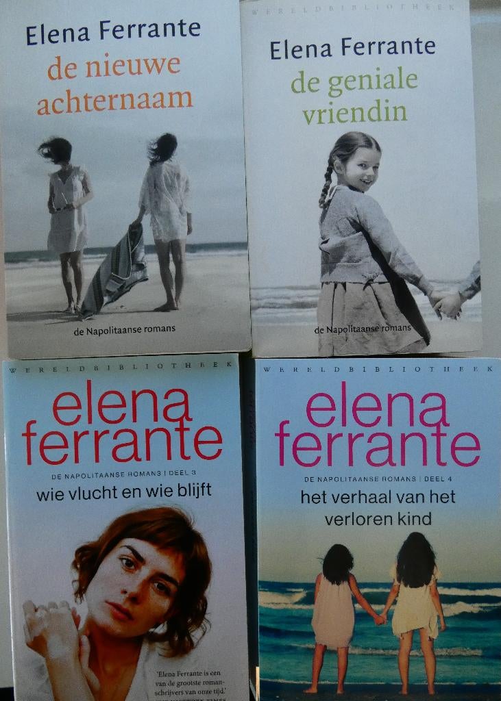 4 boeken Elena Ferrante De napolitaanse romans in 1 koop, Boeken, Ophalen of Verzenden, Gelezen, Elena Ferrante, Europa overig