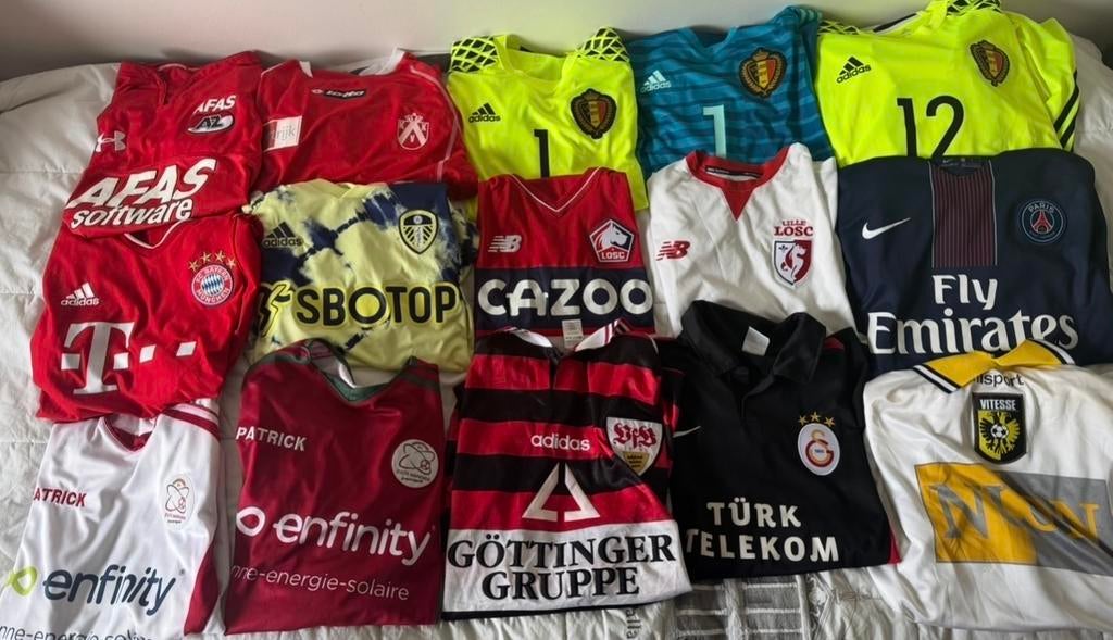 Diverse voetbalshirts, Sport en Fitness, Voetbal, Gebruikt, Shirt, Maat XL, Ophalen of Verzenden