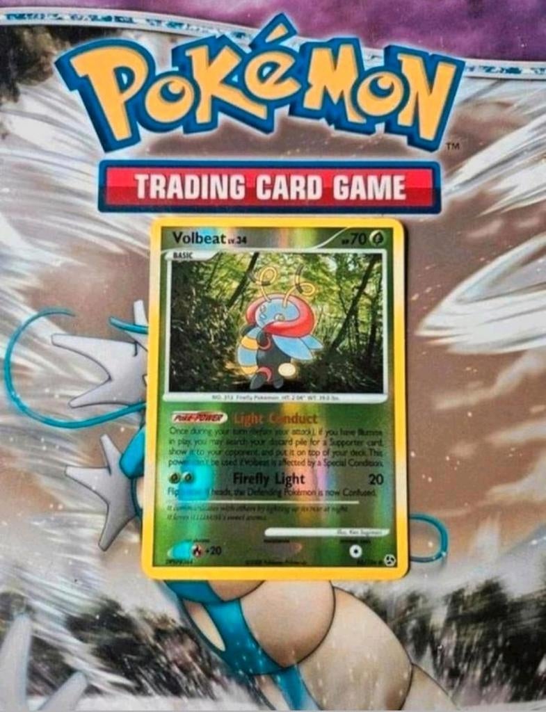 Volbeat 92/106 reverse holo Great Encounters pokemon kaart, Ophalen of Verzenden, Zo goed als nieuw, Losse kaart, Foil