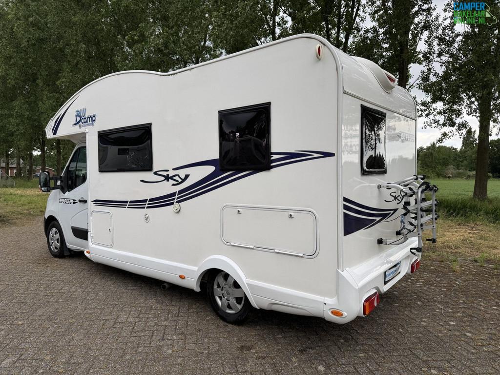 Blucamp Sky 20 PLUS | Lengtebed | Hefbed | 6 pers. | Lage km, Overige merken, Ringverwarming, Startonderbreker, Koelkast