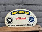 Vintage Michelin Reclamebord - Blauwvingerrit 1984, Verzamelen, Merken en Reclamevoorwerpen, Ophalen, Reclamebord, Gebruikt, .