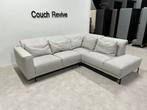 GRATIS LEVERING Z.G.A.N Montel hoekbank 265x230 Gereinigd, Verzenden, Zo goed als nieuw, Vierpersoons of meer, Stof