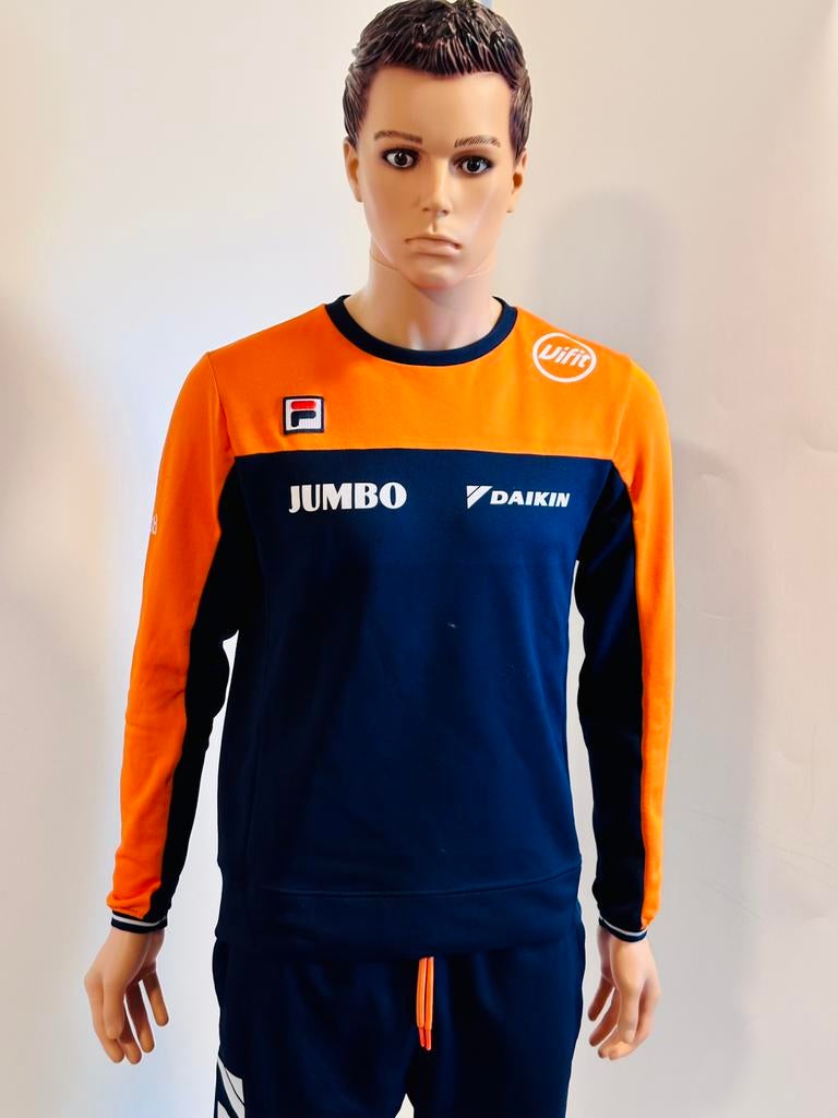 Sportkleding sportrui trui Nederland maat M Fila, Wandelen of Outdoor, Ophalen of Verzenden, Zo goed als nieuw, Maat 48/50 (M)