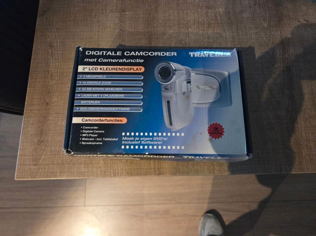 traveler digitale camcorder - goedwerkend -, Overige merken, 20x of meer, Overige soorten, Ophalen of Verzenden
