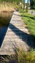 Steenschotten hardhout 145x100x40 cm, Ophalen, Gebruikt, 25 tot 50 mm, Overige typen