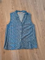 Mouwloze damesblouse, Kleding | Dames, Blouses en Tunieken, Rue de Femme, Blauw, Maat 42/44 (L), Ophalen of Verzenden