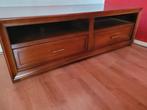 Tv meubel mahonie/wortelnoten, Huis en Inrichting, 100 tot 150 cm, Ophalen of Verzenden, Zo goed als nieuw, Minder dan 100 cm