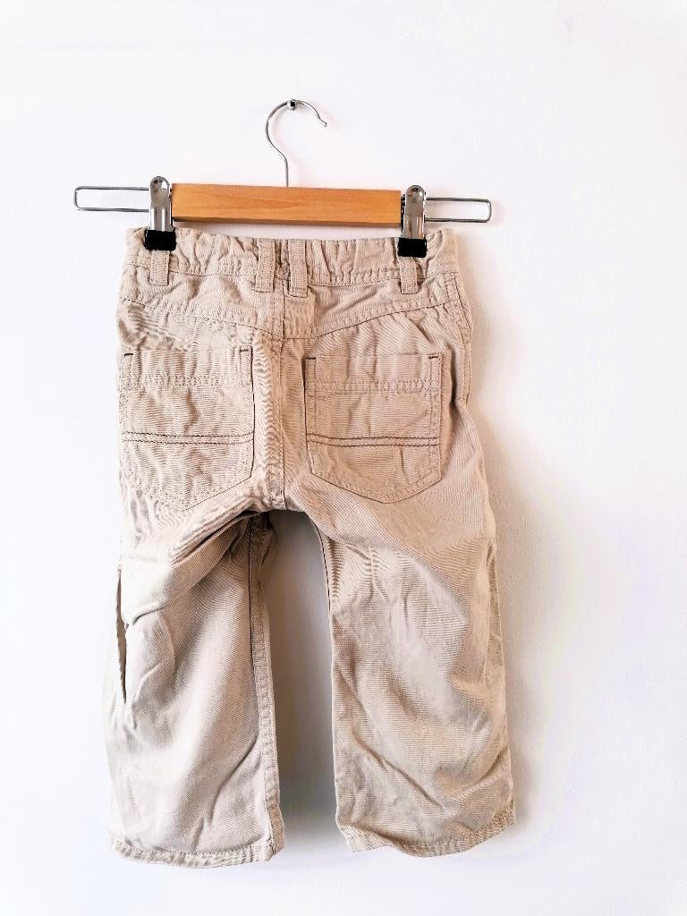 H&M stoere maar nette lange broek, maat 86, Kinderen en Baby's, Babykleding | Maat 86, Gebruikt, Broekje, H&M, Ophalen of Verzenden