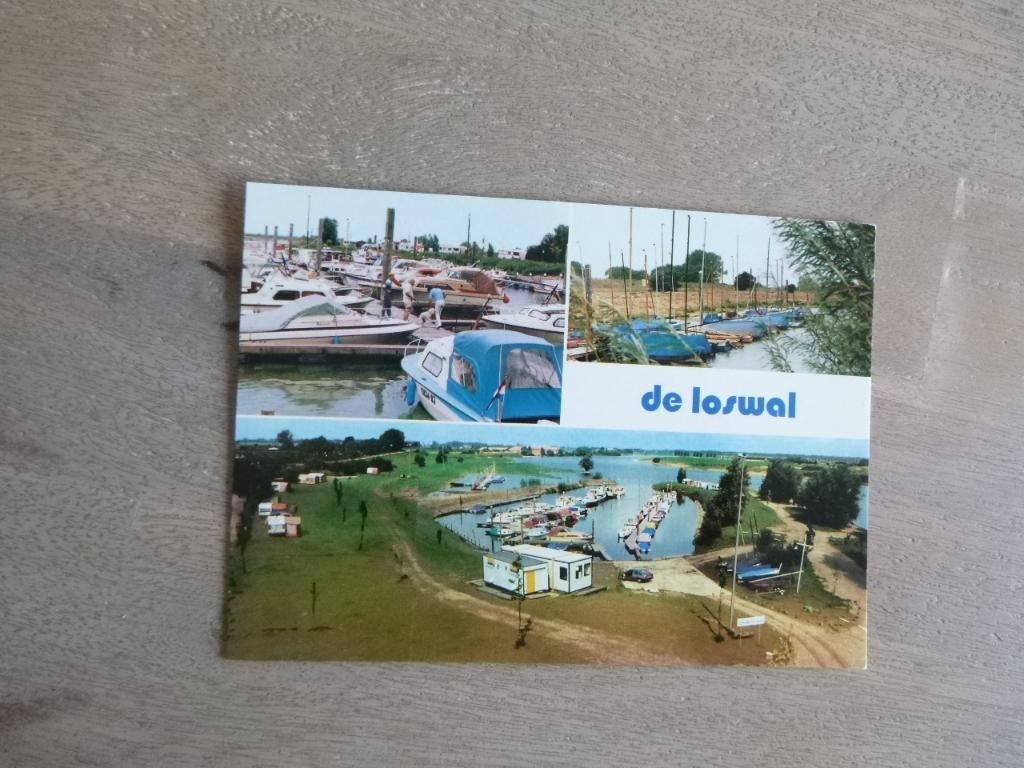 Maurik, watersport centr. de Loswal/panorama, Verzamelen, Ansichtkaarten | Nederland, Verzenden, 1980 tot heden, Ongelopen, Noord-Brabant