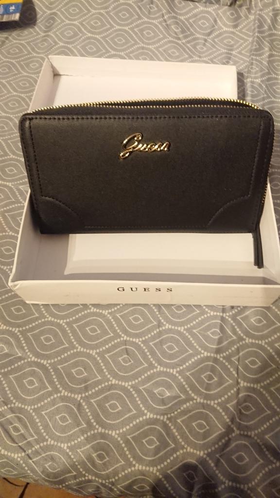 Guess portemonnee te koop. Nieuw!! Origineel., Sieraden, Tassen en Uiterlijk, Portemonnees, Ophalen, Nieuw, Zwart, Guess
