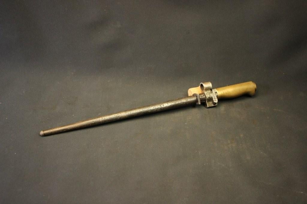 WO1 Franse bajonet Lebel M 1886, ingekort met schede, Verzamelen, Ophalen of Verzenden, Landmacht, Overige gebieden, Mes of Dolk