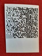 oude kunstkaart Peter Struycken, 1971, Komputerstruktuur, Ophalen of Verzenden