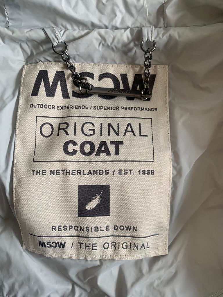 Moscow tussen dons jas Orginal coat nieuw €229, Kleding | Dames, Ophalen of Verzenden, Zo goed als nieuw, Maat 42/44 (L), Blauw