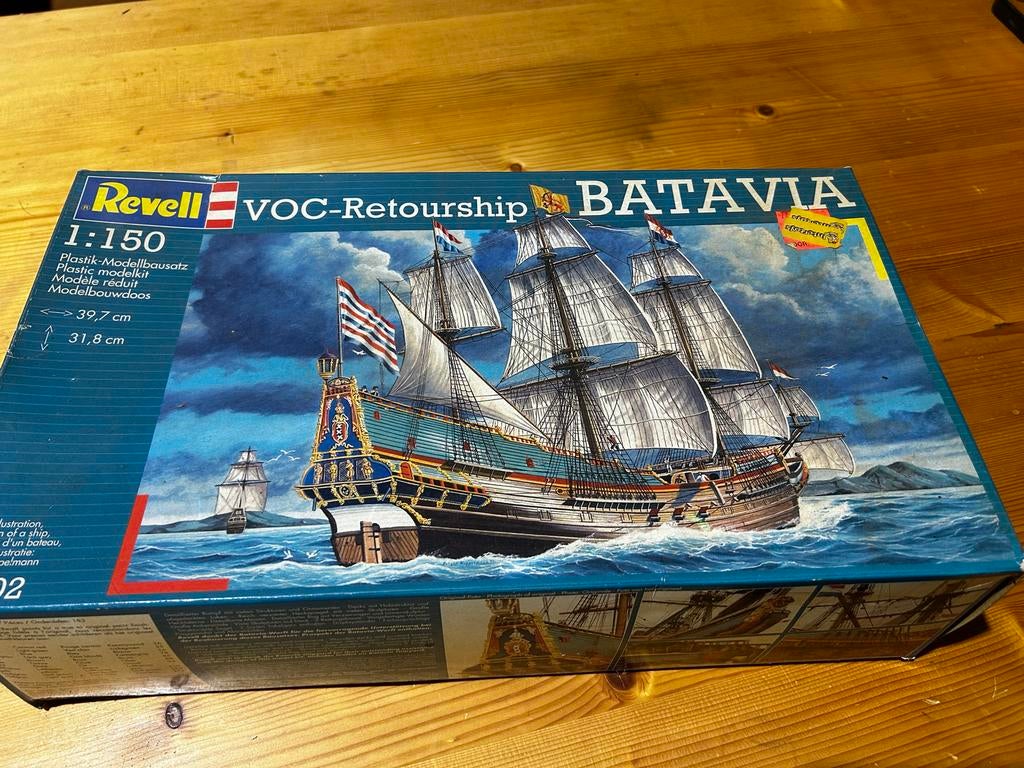 Revell VOC-Retourschip Batavia modelbouwdoos, Ophalen of Verzenden, Gebruikt, 1:50 tot 1:200, Revell