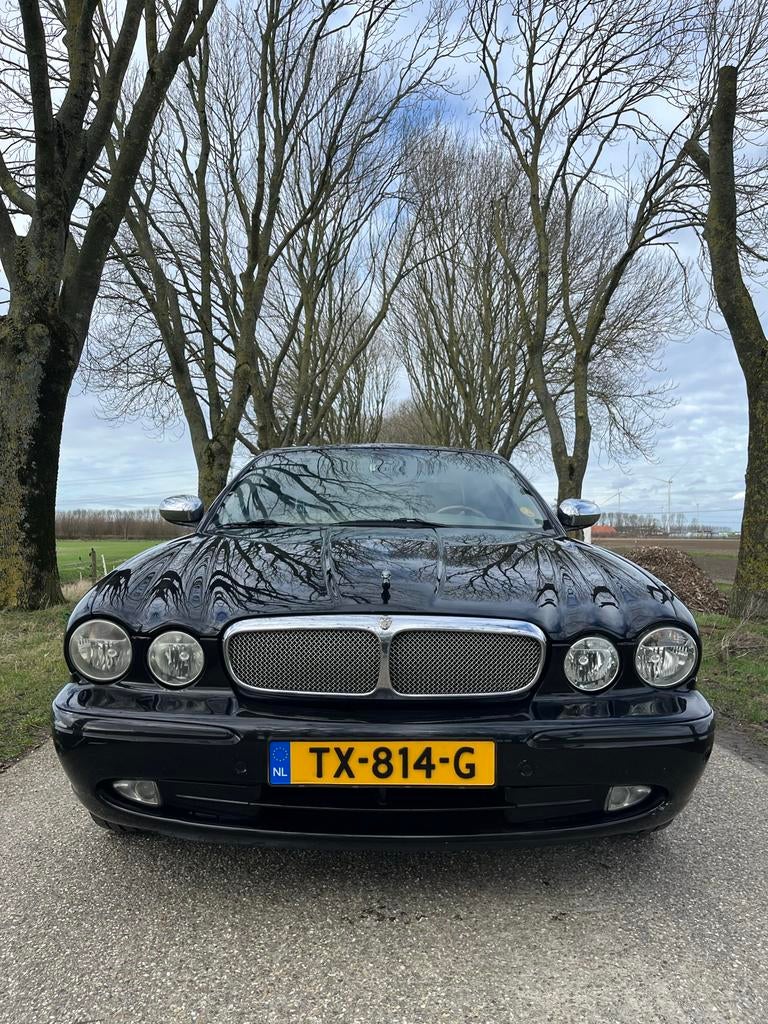 Jaguar XJ 3.0 Sport 2003 (XJ6) Zwart, Auto's, Jaguar, 238 pk, Achterwielaandrijving, Beige, Zwart