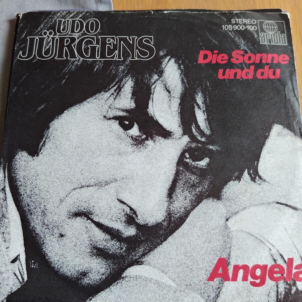 Udo Jürgens - Die Sonne und du / Angela (Single), Cd's en Dvd's, Vinyl Singles, Gebruikt, 7 inch, Single, Ophalen of Verzenden