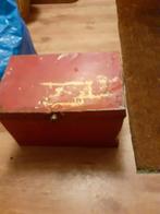 Rode brocante sleets winkelblik grote, Ophalen of Verzenden