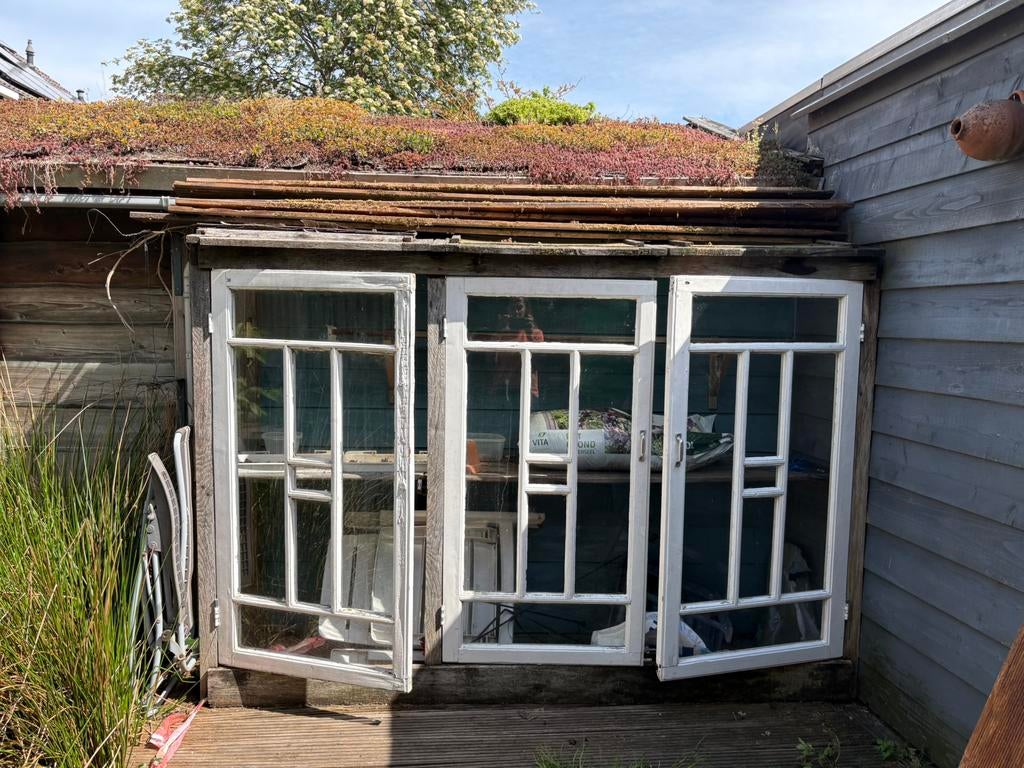 Mooi kas deurtjes, Tuin en Terras, Gebruikt, 3 ramen of meer, Schuur, Minder dan 200 cm