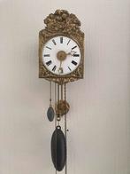 Zeldzame Micro-Comtoise Klok met Wekker, ca. 1880, Antiek en Kunst, Antiek | Klokken, Ophalen of Verzenden