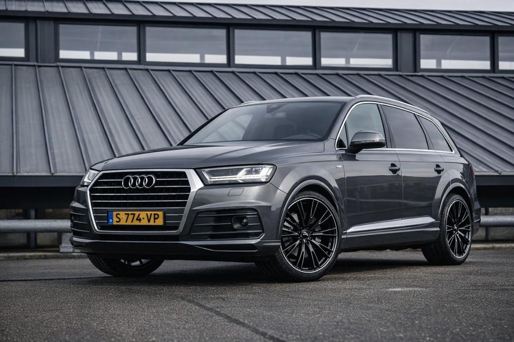Audi Q7 3.0 V6 TDI 272PK Quattro S-Line Leder Pano Virtual M, Gebruikt, Leder, Diesel, Lichtsensor