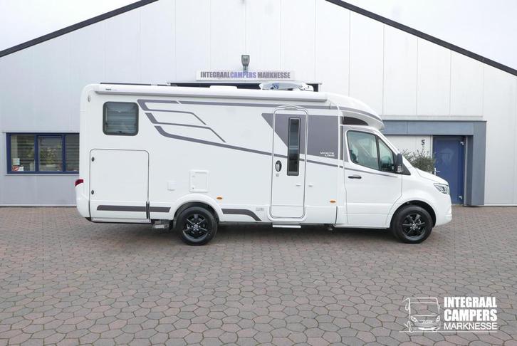 Hymer BMC-T 600 WhiteLine | Lithium | omvormer | LED | Schot, Caravans en Kamperen, Campers, Bedrijf, tot en met 3, Half-integraal