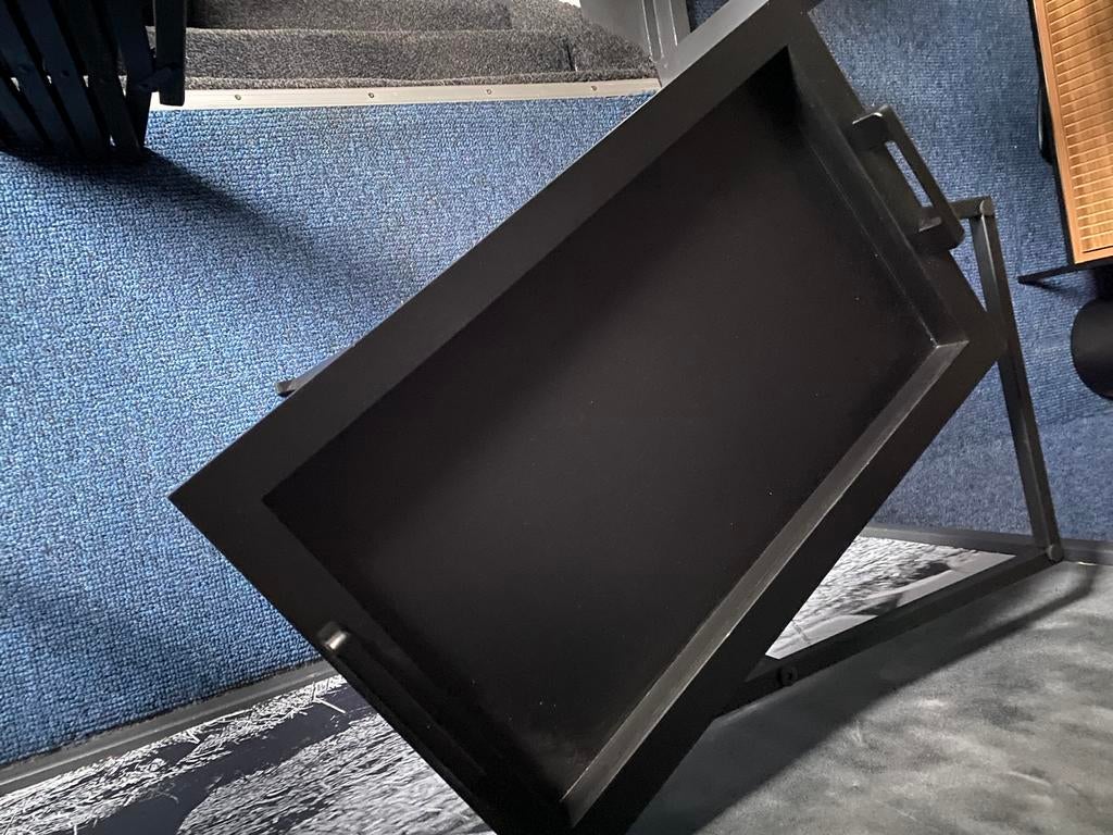 Bijzettafel bank, Ophalen, Zo goed als nieuw, Rechthoekig, 50 tot 100 cm