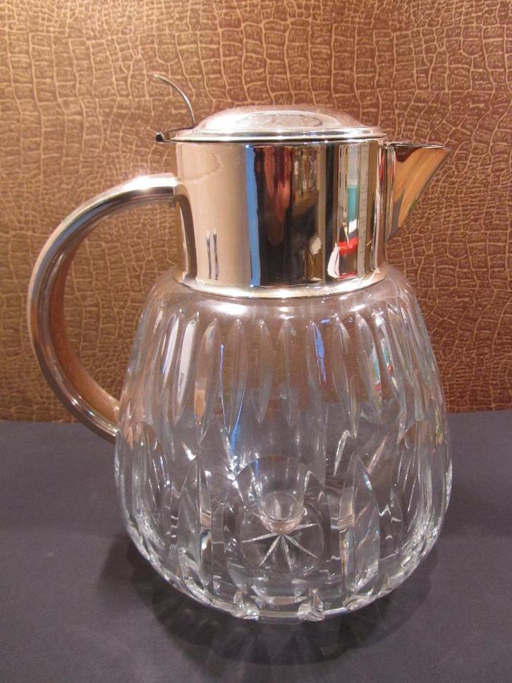 Kalte Ente waterkan met koelelement, Antiek en Kunst, Antiek | Glas en Kristal, Ophalen of Verzenden