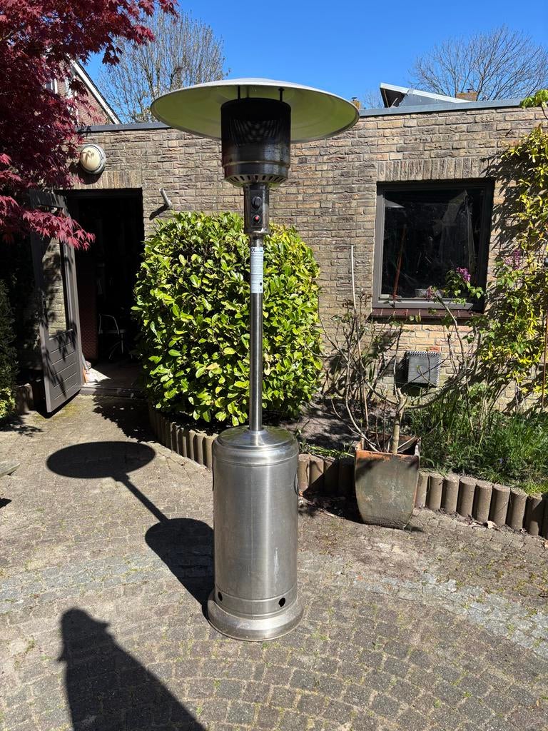 Terrasverwarmer op gas, Tuin en Terras, Ophalen, Gebruikt, Gas, Vloer