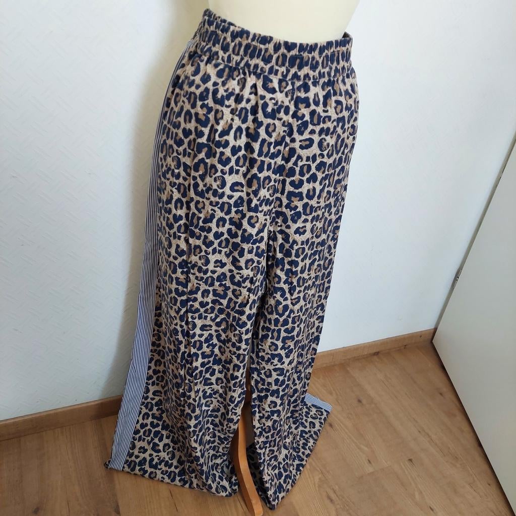 Ulla Popken tijgerprint broek maat 52/54, Ulla Popken, Ophalen of Verzenden, Zo goed als nieuw, Overige kleuren