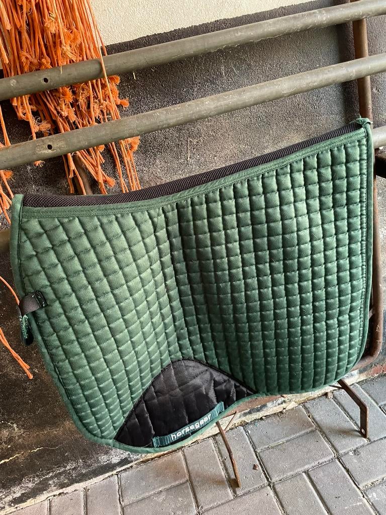 Zadeldek - HORSEGEAR- donkergroen, Dieren en Toebehoren, Paarden en Pony's | Dekens en Dekjes, Ophalen of Verzenden, Zo goed als nieuw