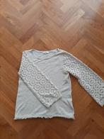 Jeff trui met kanten mouwen, Maat 38/40 (M), Beige, Ophalen of Verzenden, Zo goed als nieuw